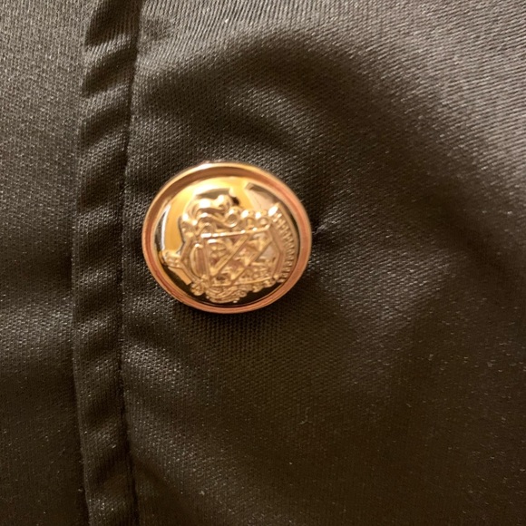 Unbranded Black Jacket with gold buttons NWOT - Picture 4 of 11